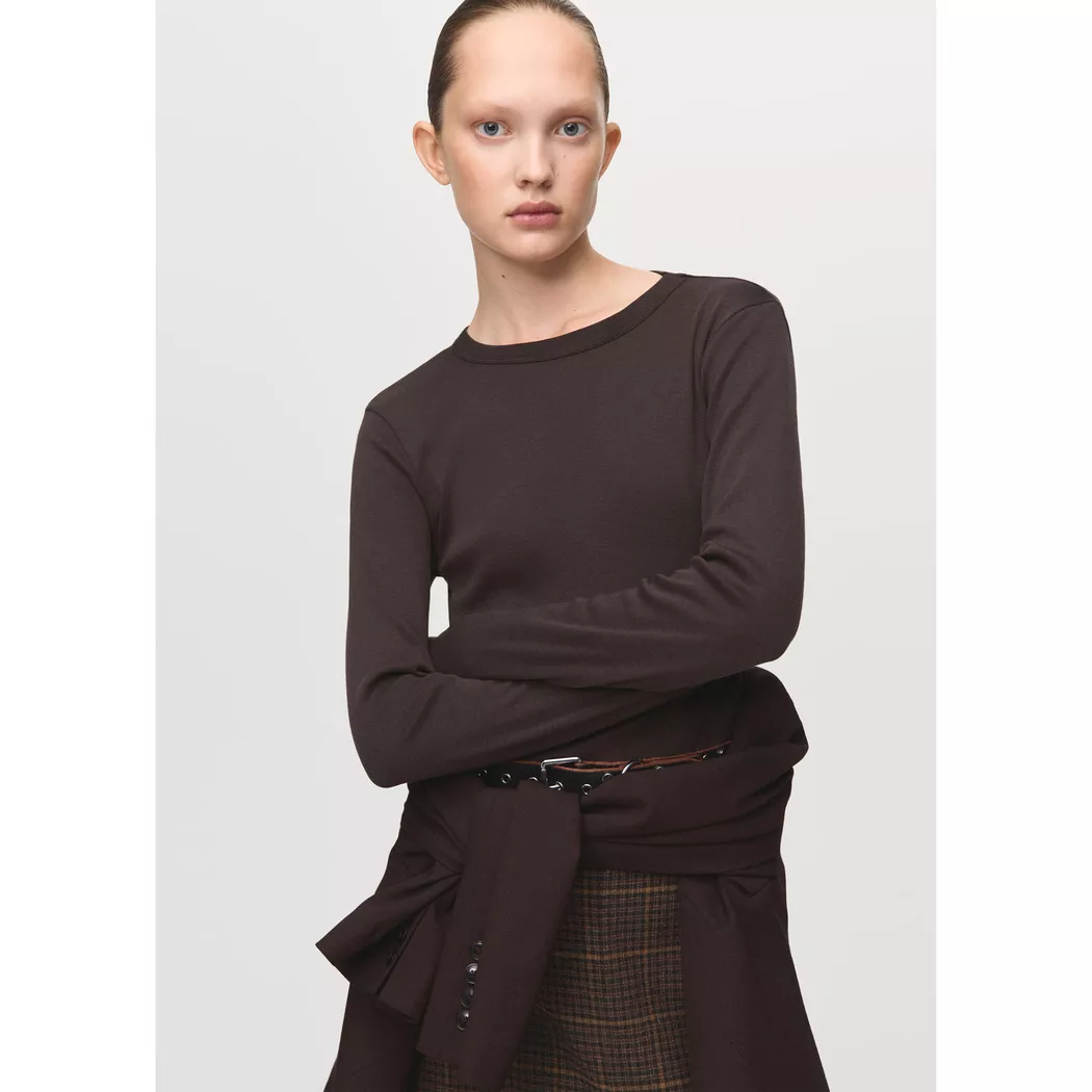 Mango - T-Shirt, für Damen, Light Beige, Größe XL