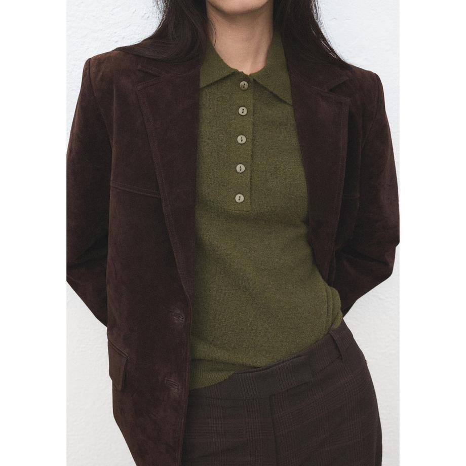 MANGO NEPO Pull Polo Manches Longues  