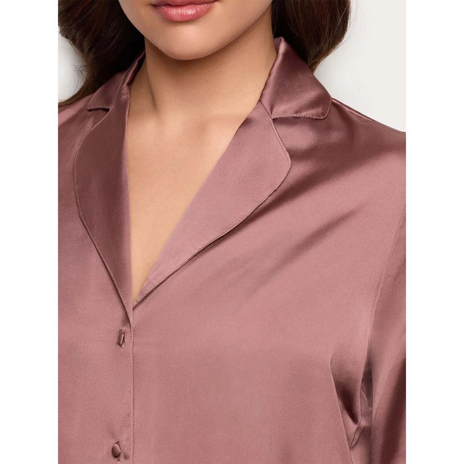 Yamamay Chemise Satin Manches Longues  