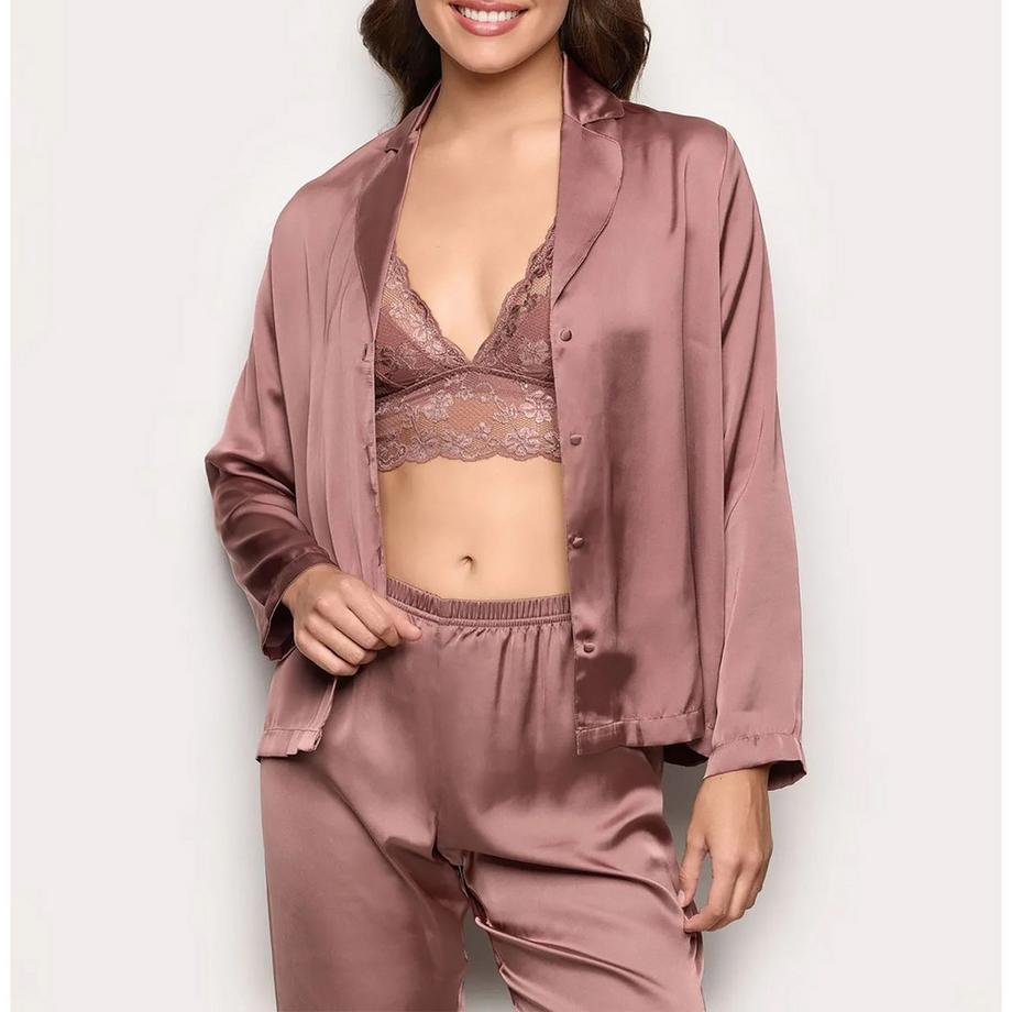 Yamamay Chemise Satin Manches Longues  