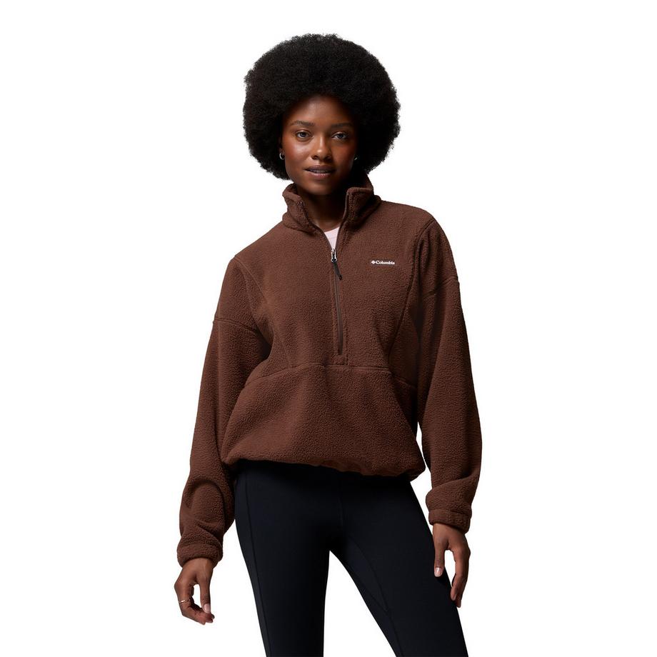Pull en polaire, demi zip