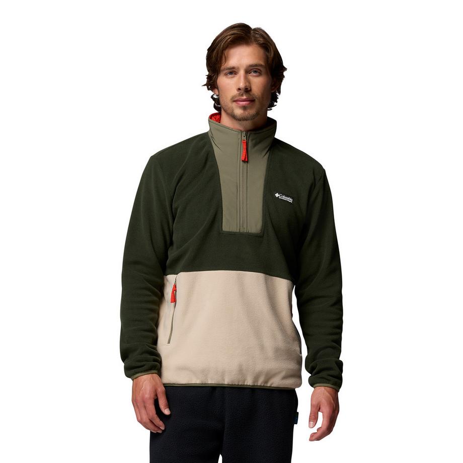 Pull en polaire, demi zip