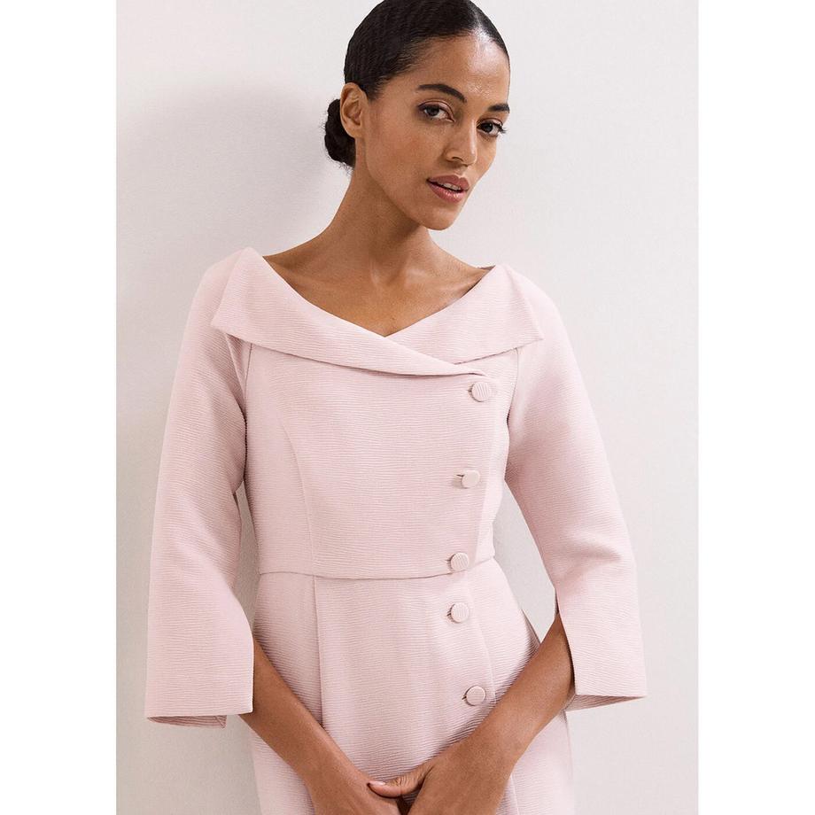 Phase Eight Robe Midi avec Détails Boutons  