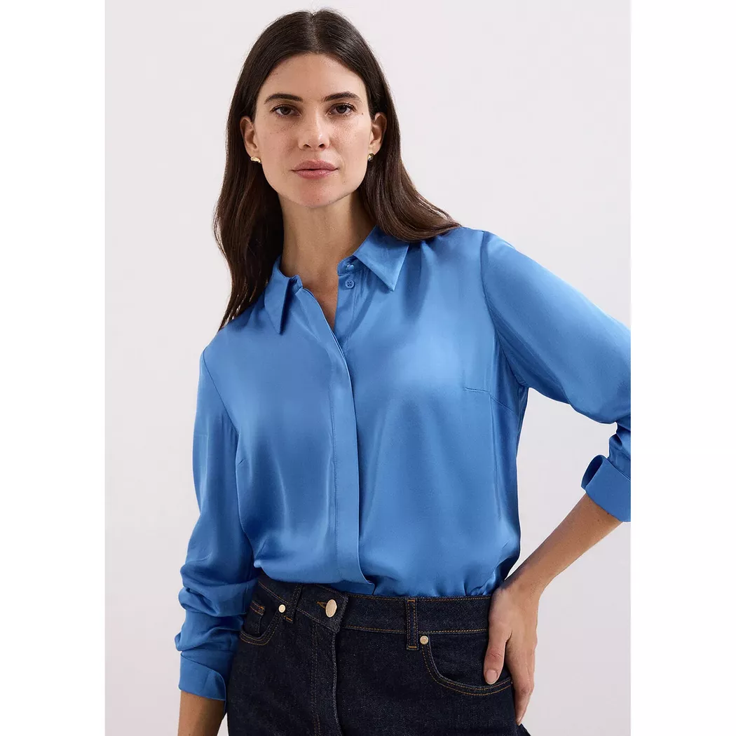 Phase Eight - Shirt, für Damen, Blau, Größe 42