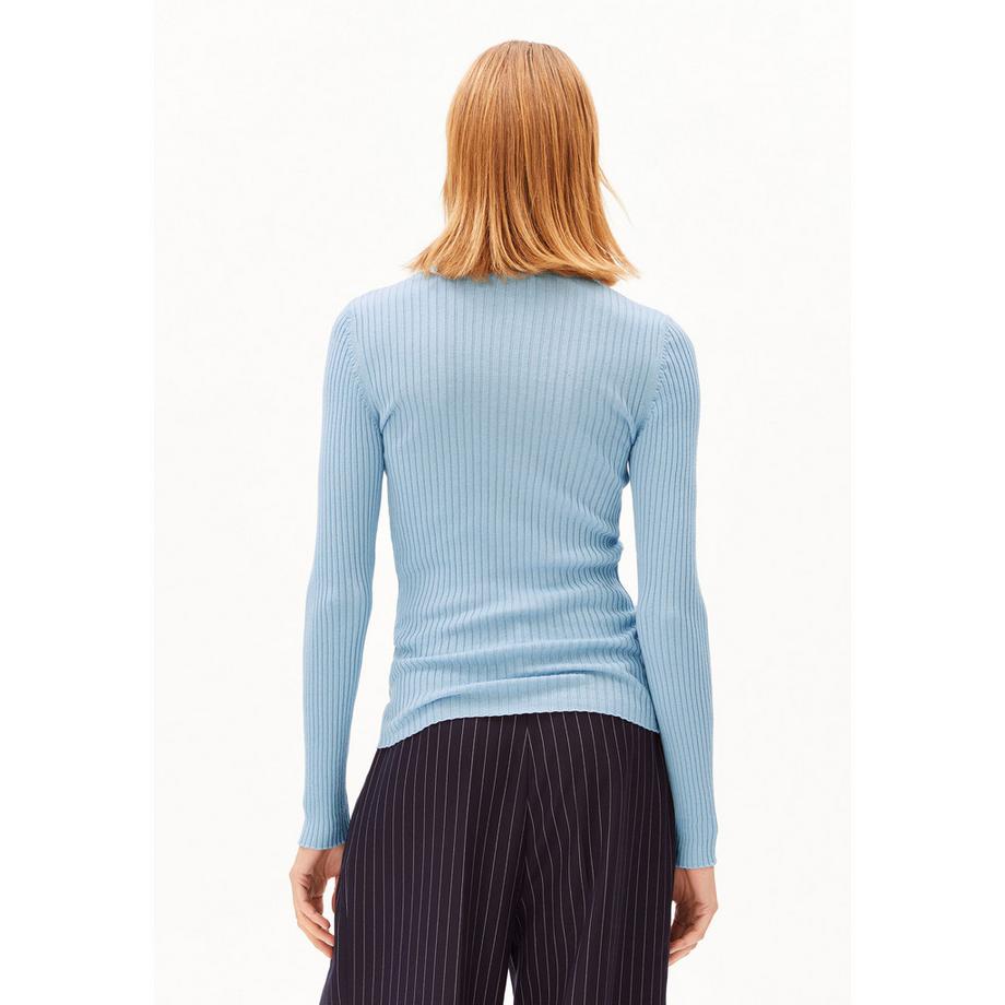 ARMEDANGELS ALAANIA Geripptes Langarm Top  