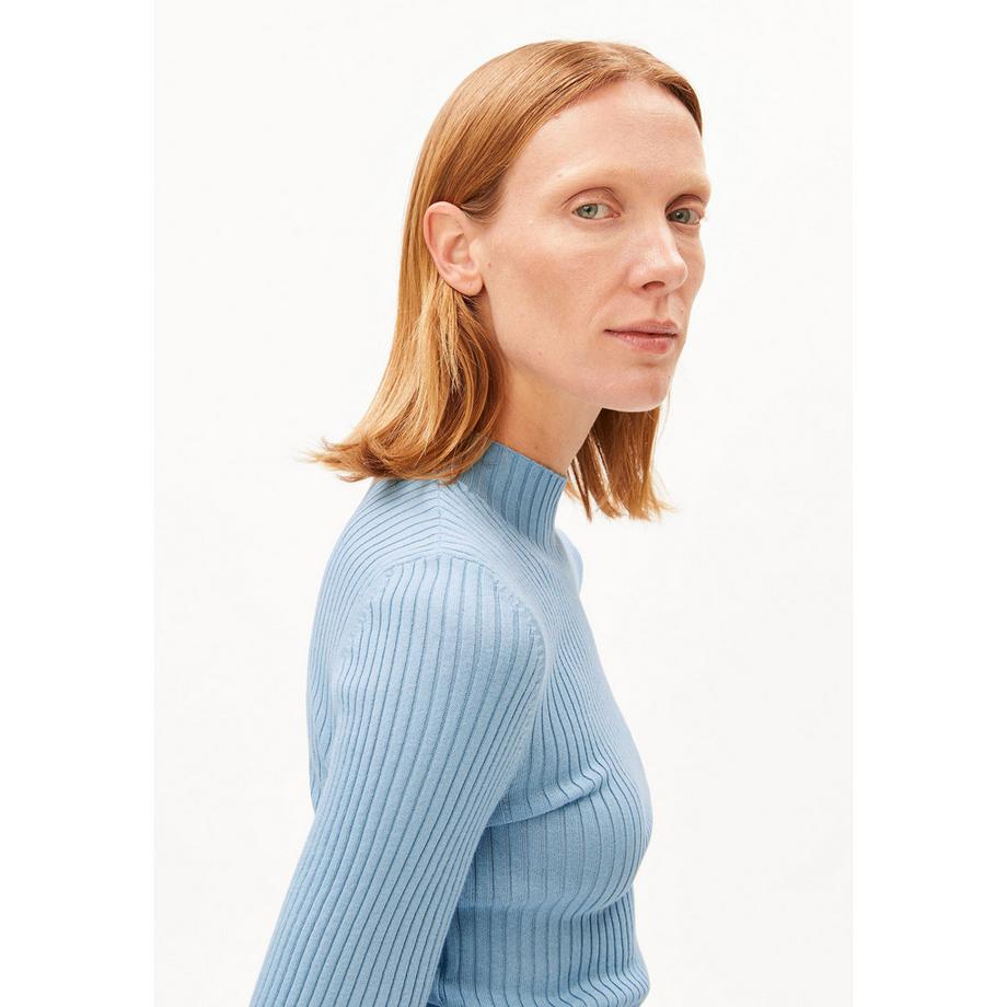 ARMEDANGELS ALAANIA Geripptes Langarm Top  