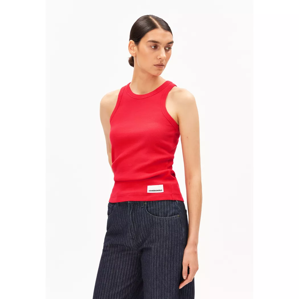 ARMEDANGELS - Tank Top, für Damen, Rot, Größe M
