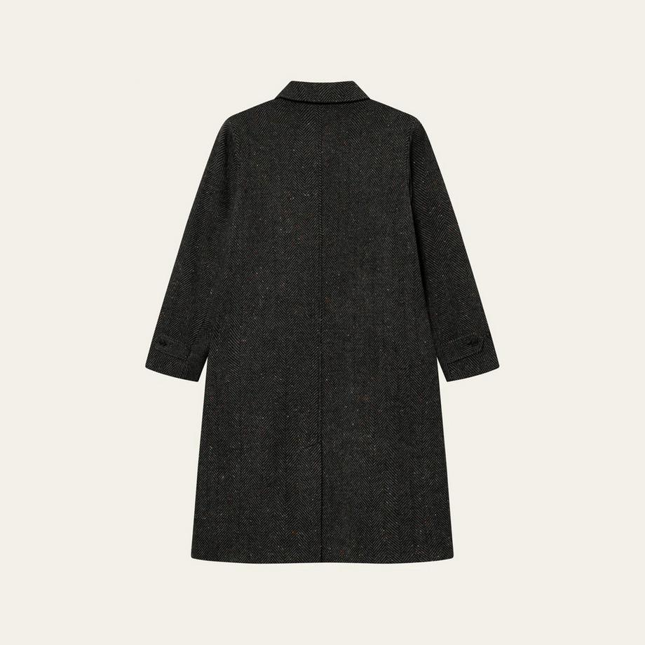 LES DEUX Maximillian Herringbone Wollmantel  