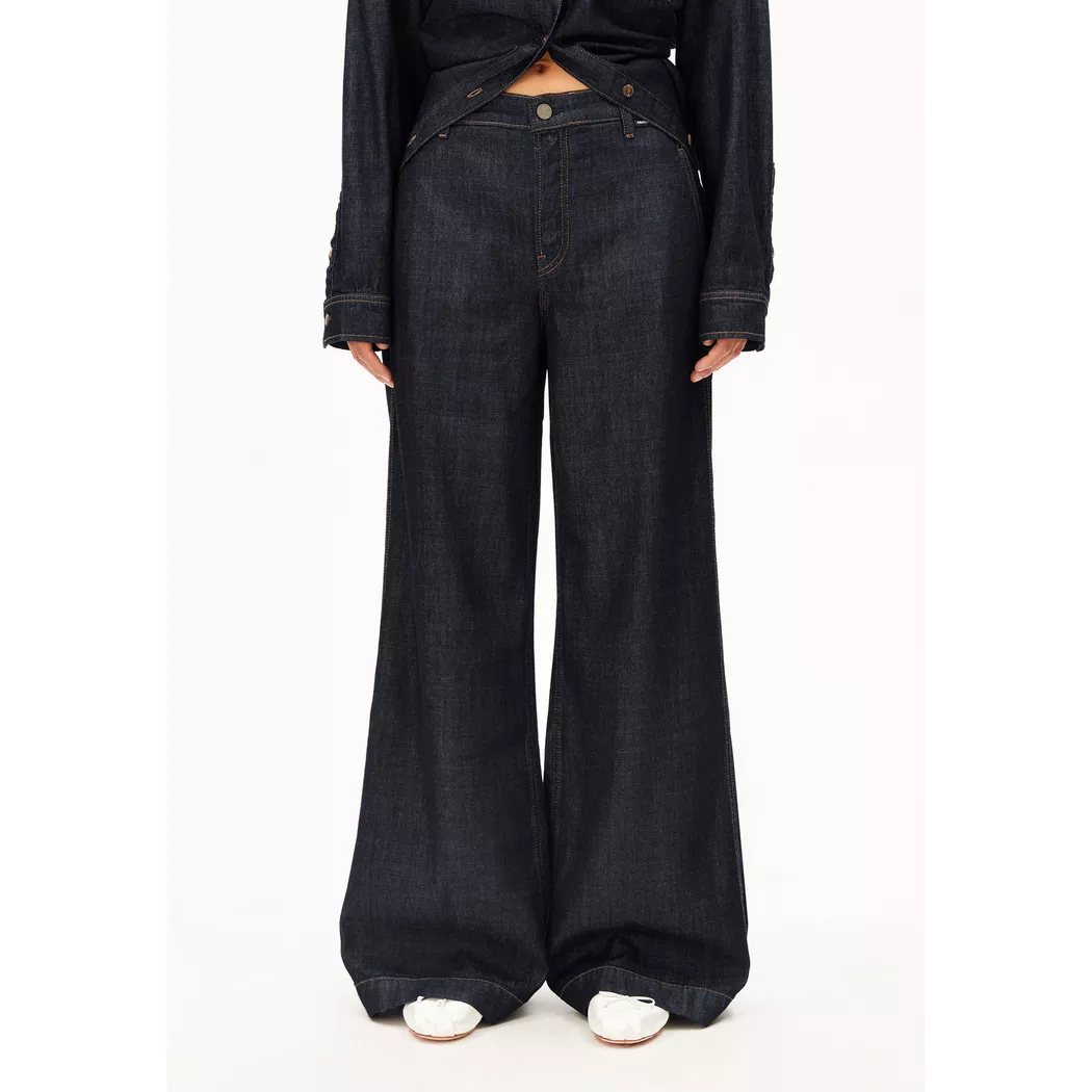 ARMEDANGELS Jeans Wide Leg ASTRAEAAS dunkelblau   30/L32 damen