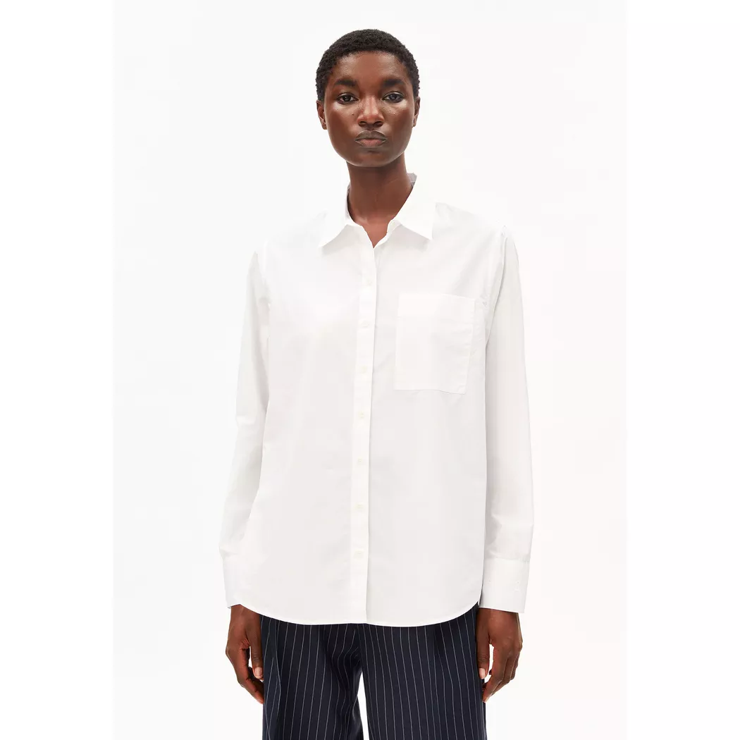 ARMEDANGELS Bluse  weiss   L damen