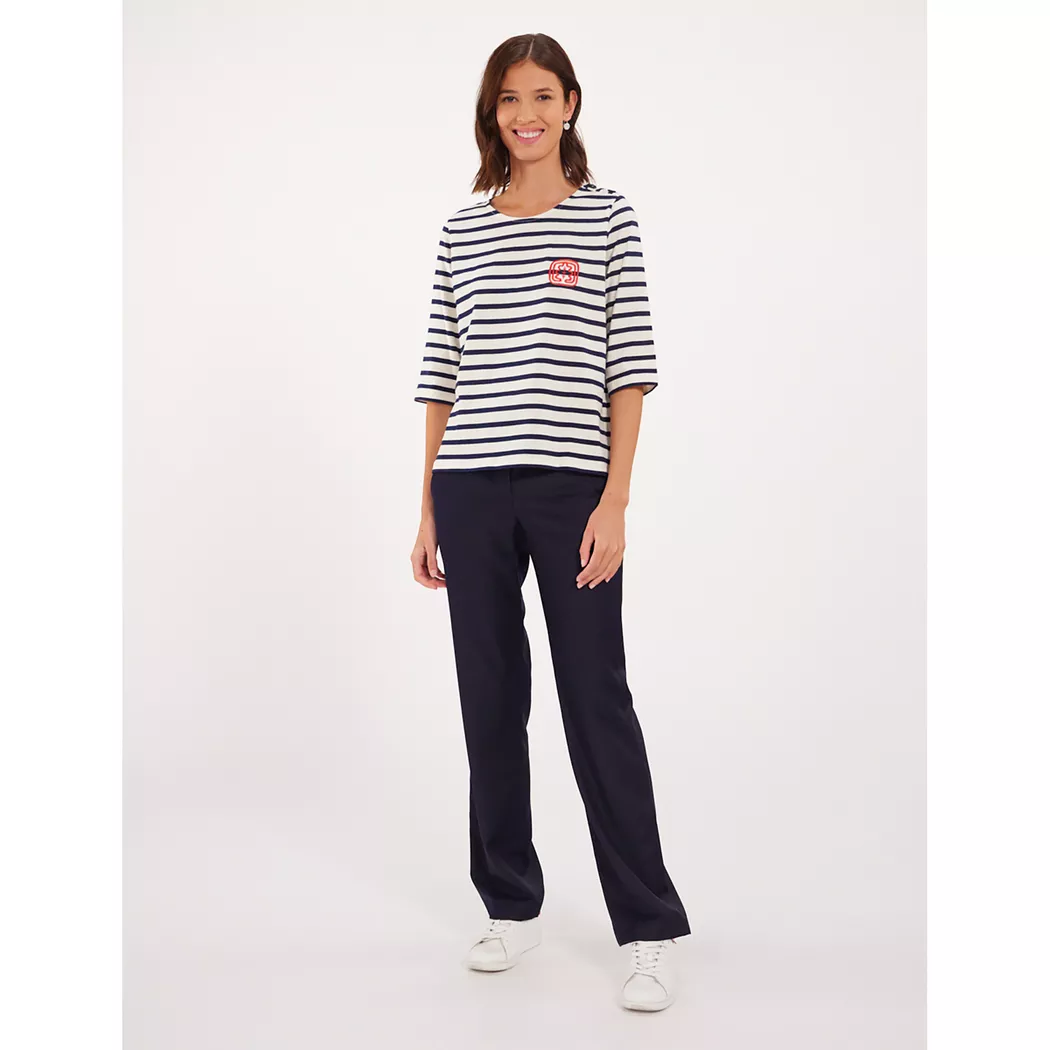 Inès de la Fressange - T-Shirt, für Damen, Zweifarbig, Größe XS