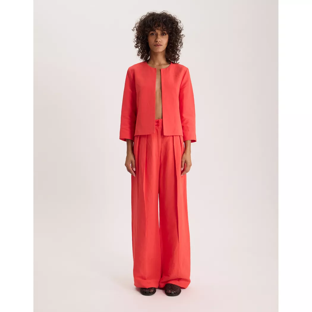 Inès de la Fressange - Jacke, für Damen, Rot, Größe 38