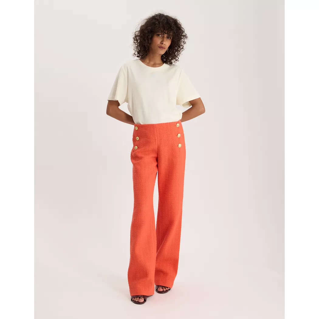 Inès de la Fressange - Hose, für Damen, Rot, Größe 36