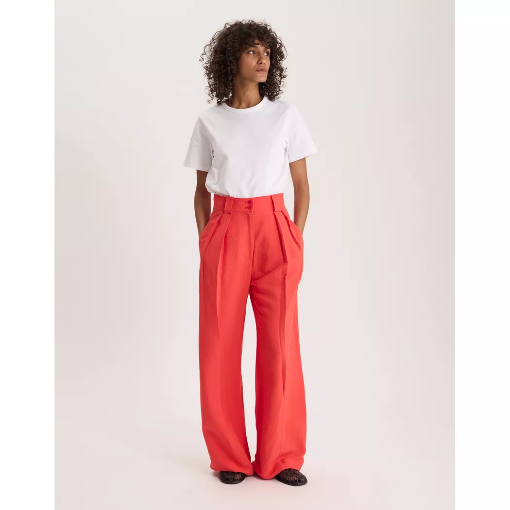 Inès de la Fressange - Hose, für Damen, Rot, Größe 42