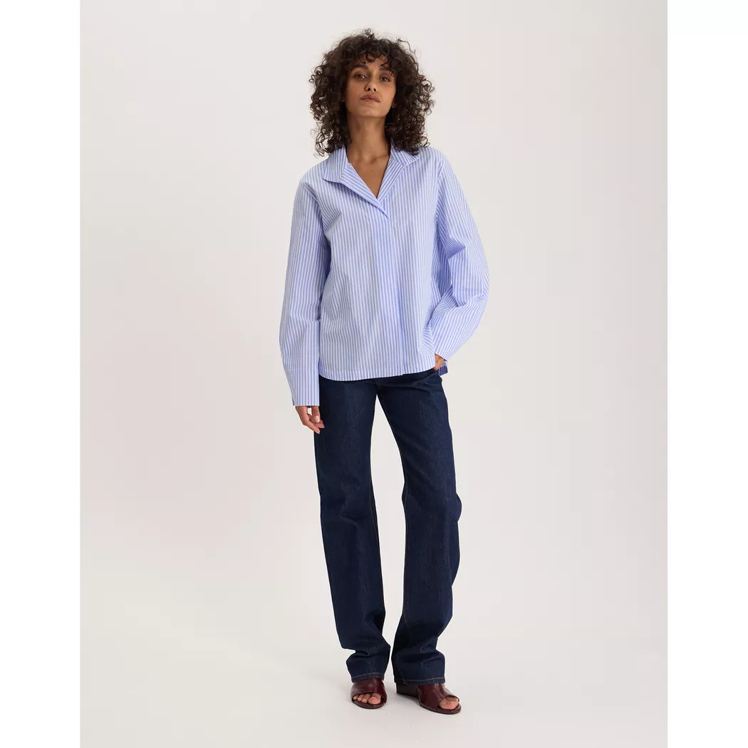 Inès de la Fressange - Bluse, für Damen, Blau, Größe 34