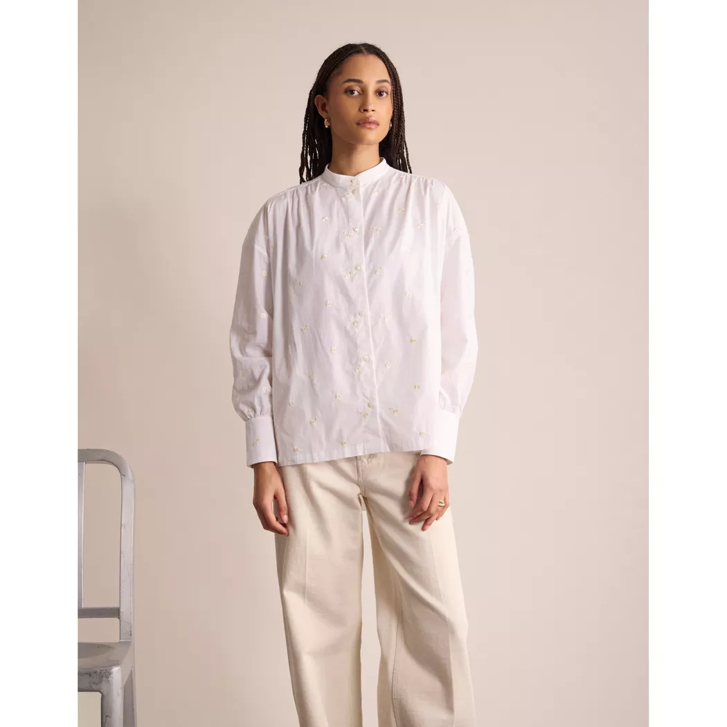 Inès de la Fressange - Bluse, für Damen, Weiss, Größe S