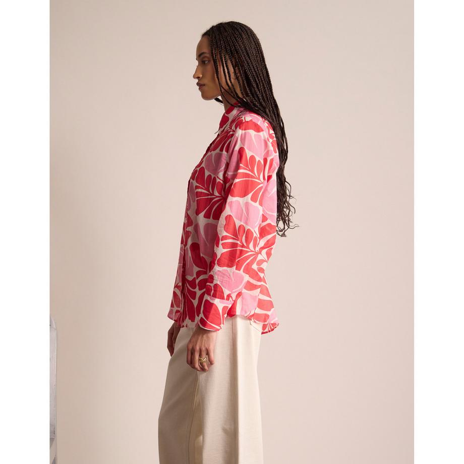 Inès de la Fressange Chemisier à Manches Longues Motif Floral  