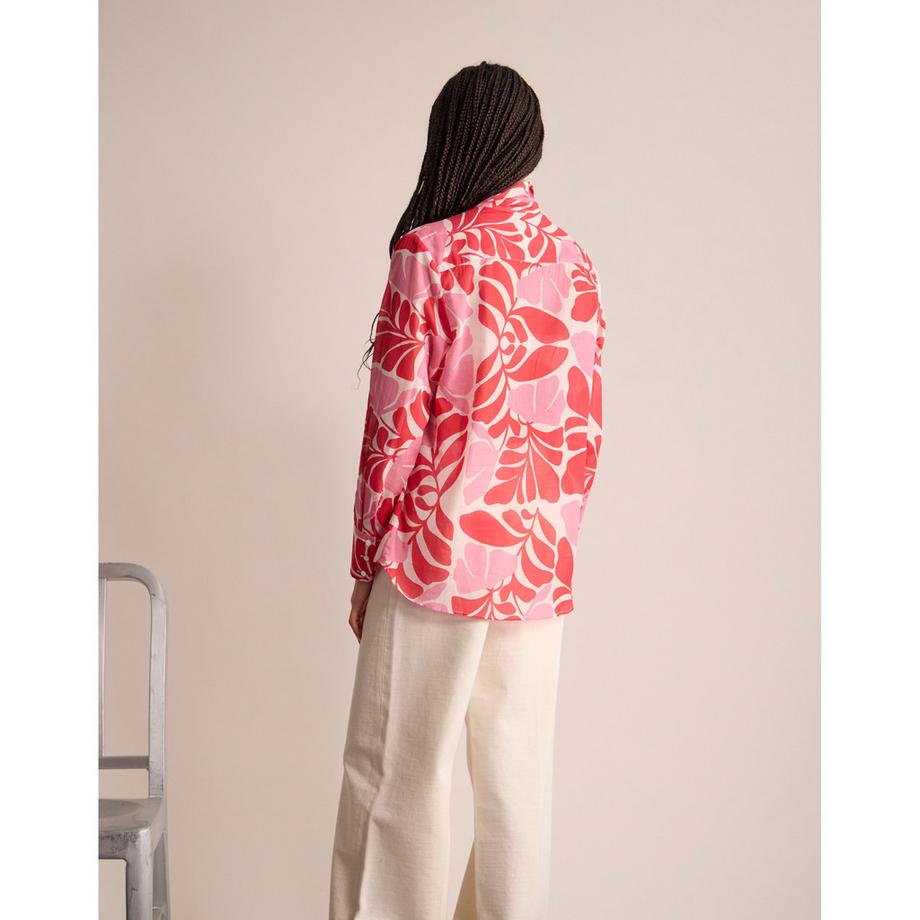 Inès de la Fressange Chemisier à Manches Longues Motif Floral  