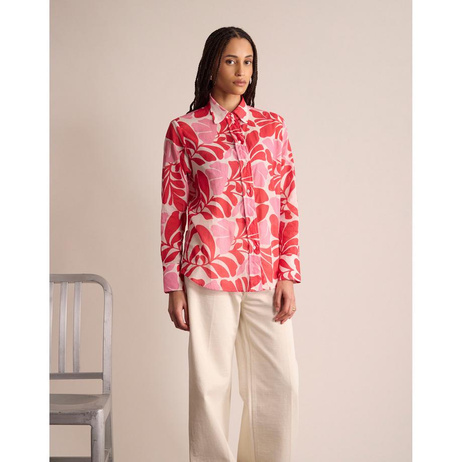 Inès de la Fressange Chemisier à Manches Longues Motif Floral  