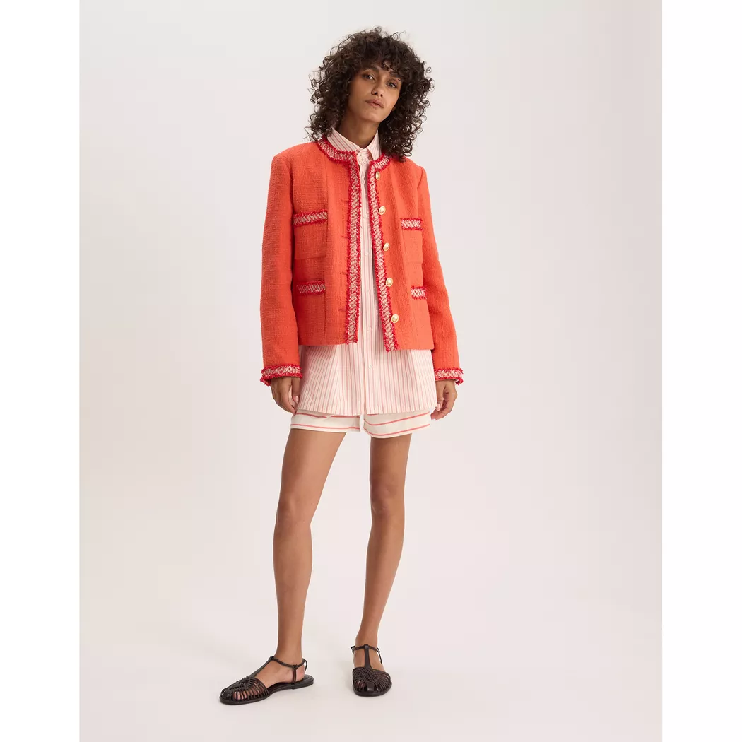 Inès de la Fressange - Jacke, für Damen, Rot, Größe 36