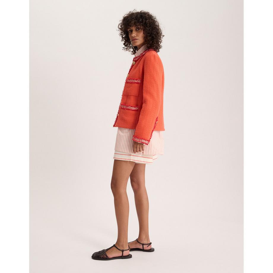 Inès de la Fressange Giacca in Tweed  