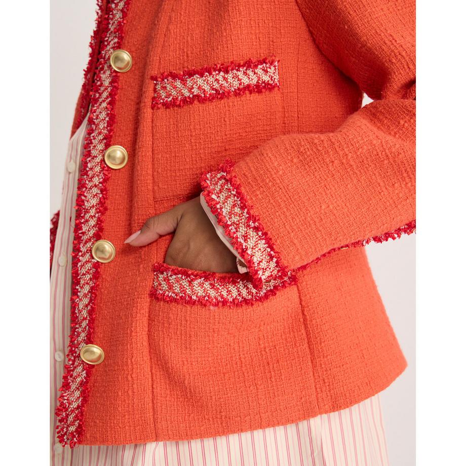 Inès de la Fressange Giacca in Tweed  