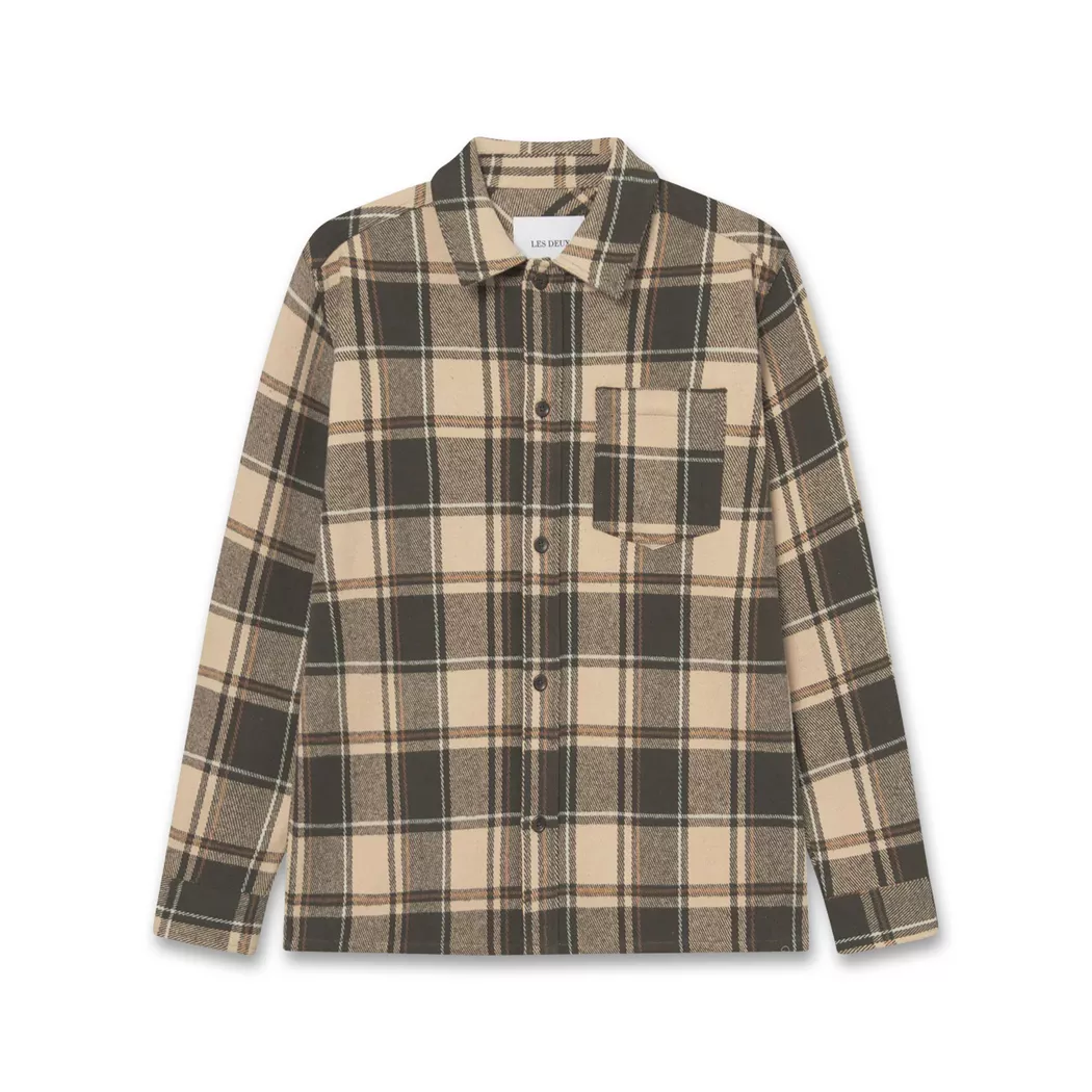 LES DEUX - Hemd, für Herren, Beige, Größe XL