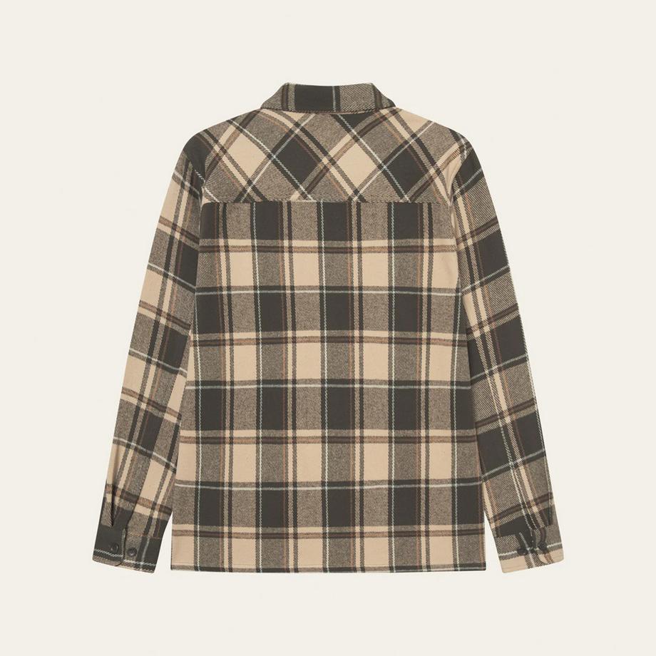 LES DEUX Loan Check Twill Overshirt  