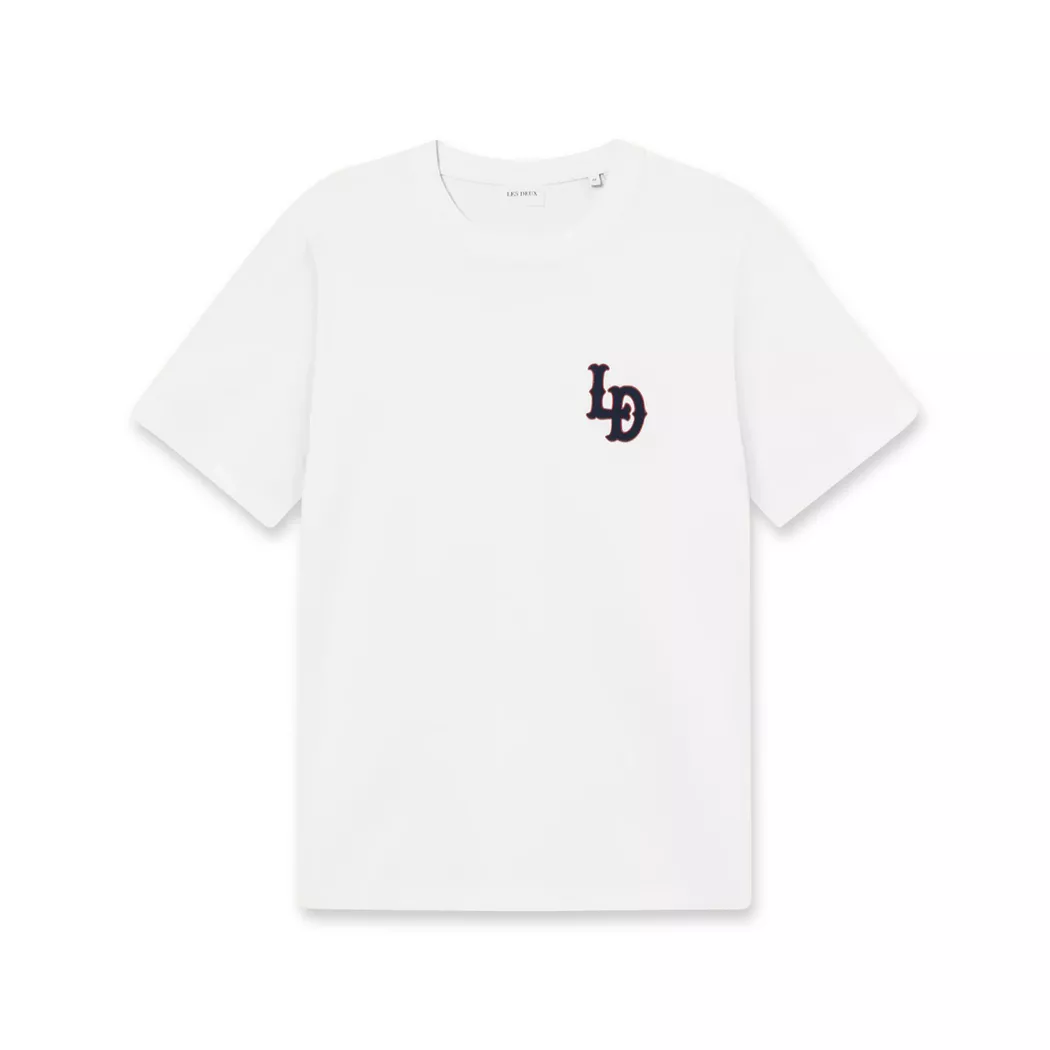 LES DEUX - T-Shirt, für Herren, Weiss, Größe XL