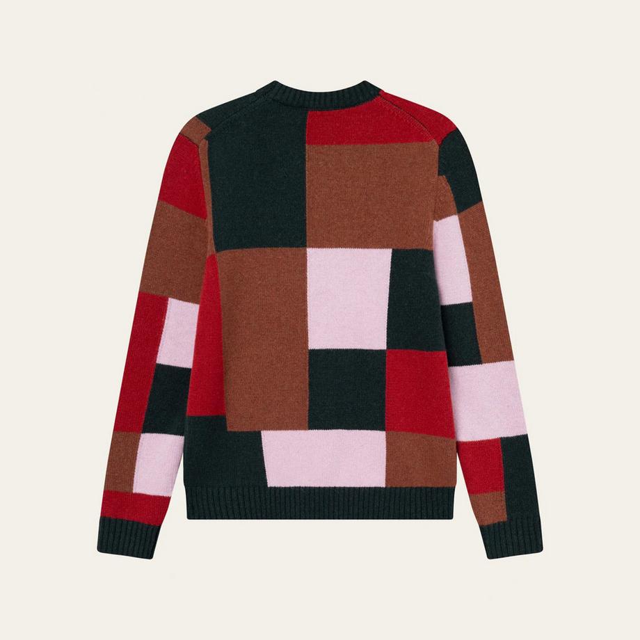 LES DEUX Everett Colorblock Knit Pullover  