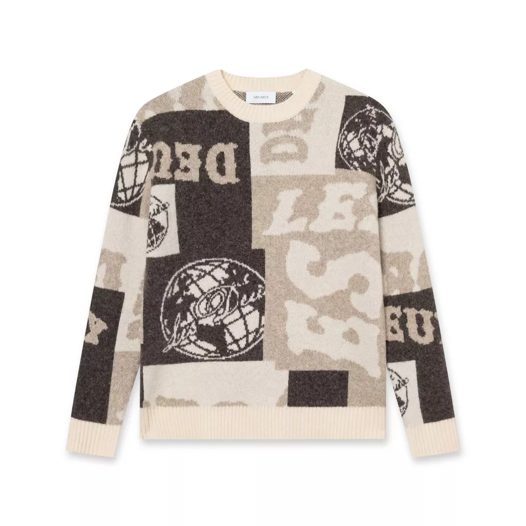 LES DEUX - Pullover, für Herren, Multicolor, Größe M
