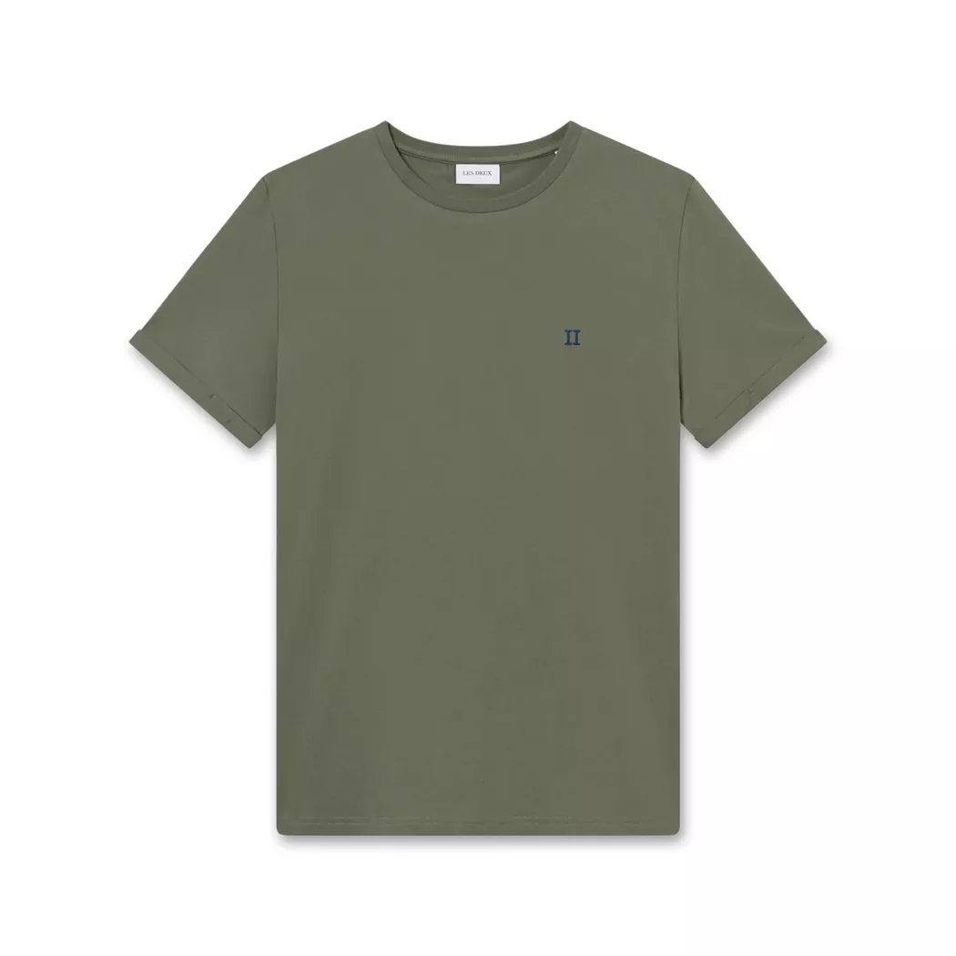 LES DEUX - T-Shirt, für Herren, Olivegrün, Größe S