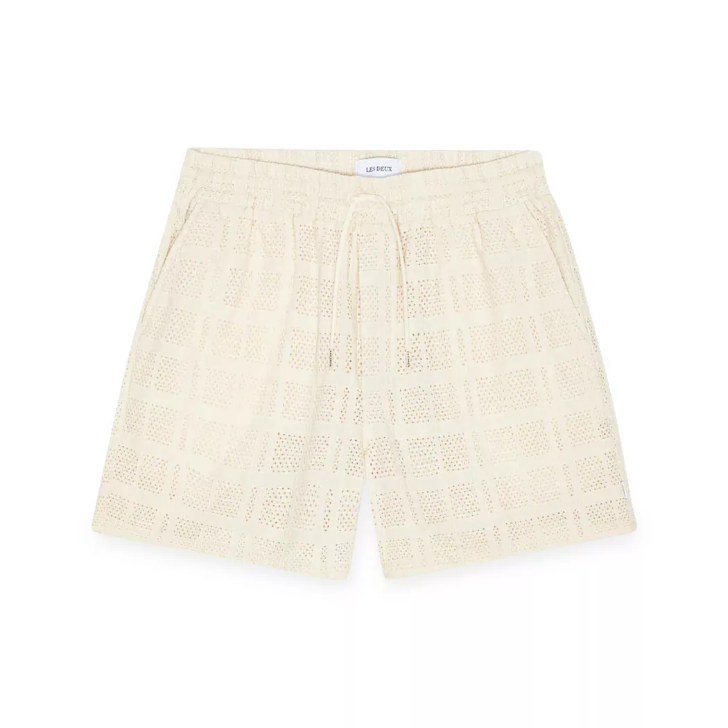 LES DEUX - Shorts, für Herren, Ecru, Größe M