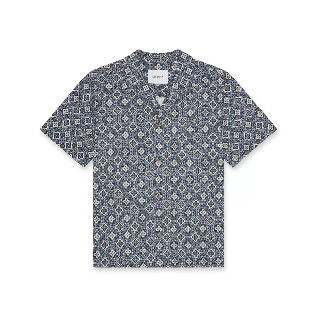 Les Deux - Chemise - Taille M Bleu homme