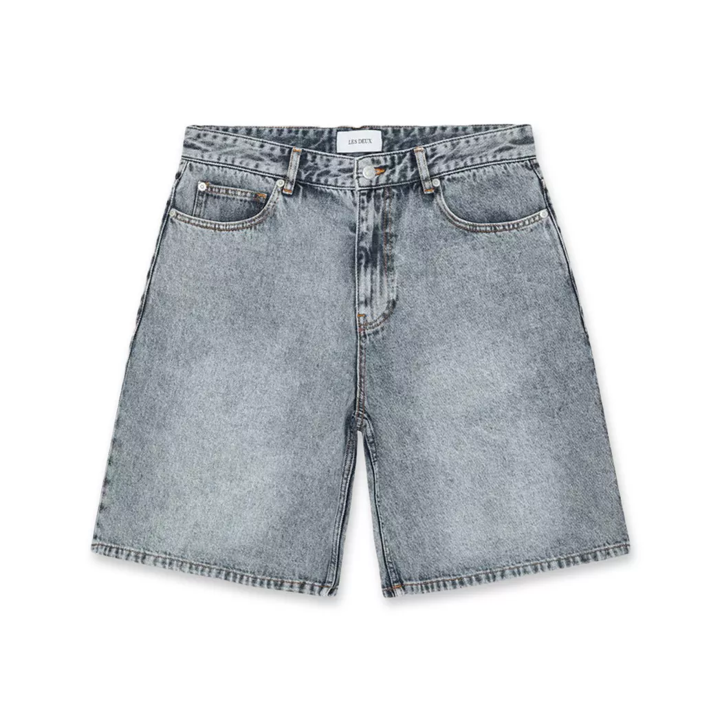 LES DEUX - Shorts, für Herren, Blau Denim, Größe 30