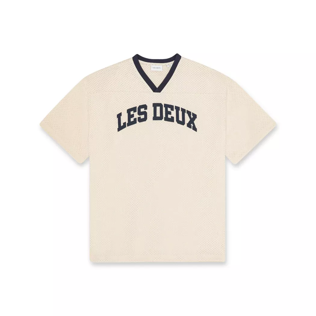 LES DEUX - T-Shirt, für Herren, Ecru, Größe S