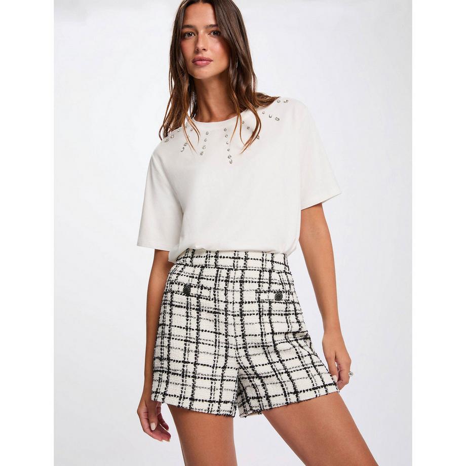 MORGAN Tweed Karoshorts  