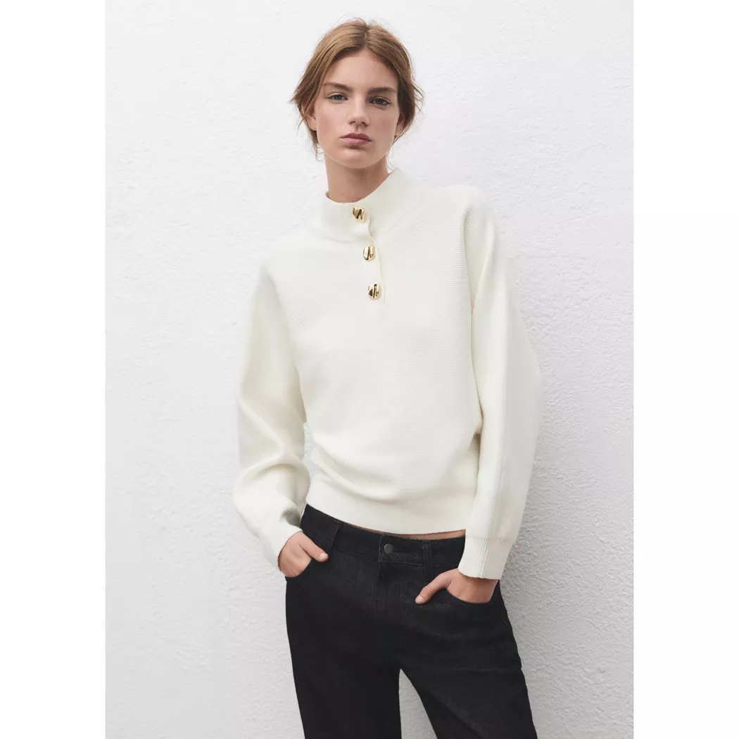 Mango - Pullover, für Damen, Café, Größe L 2