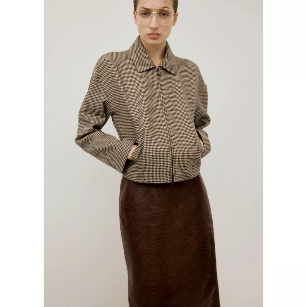 Mango - Jacke, für Damen, Camel, Größe L