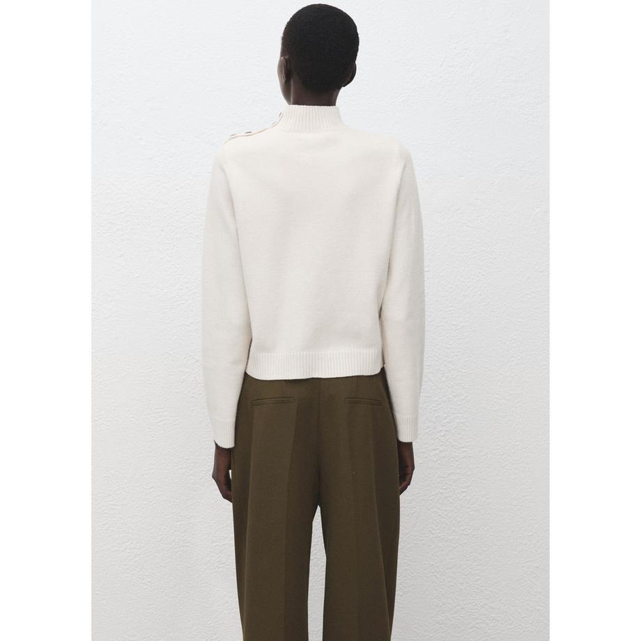 MANGO Harry Maglione con dettaglio bottone  