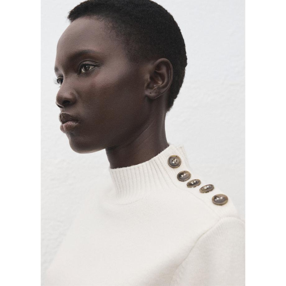 MANGO Harry Maglione con dettaglio bottone  