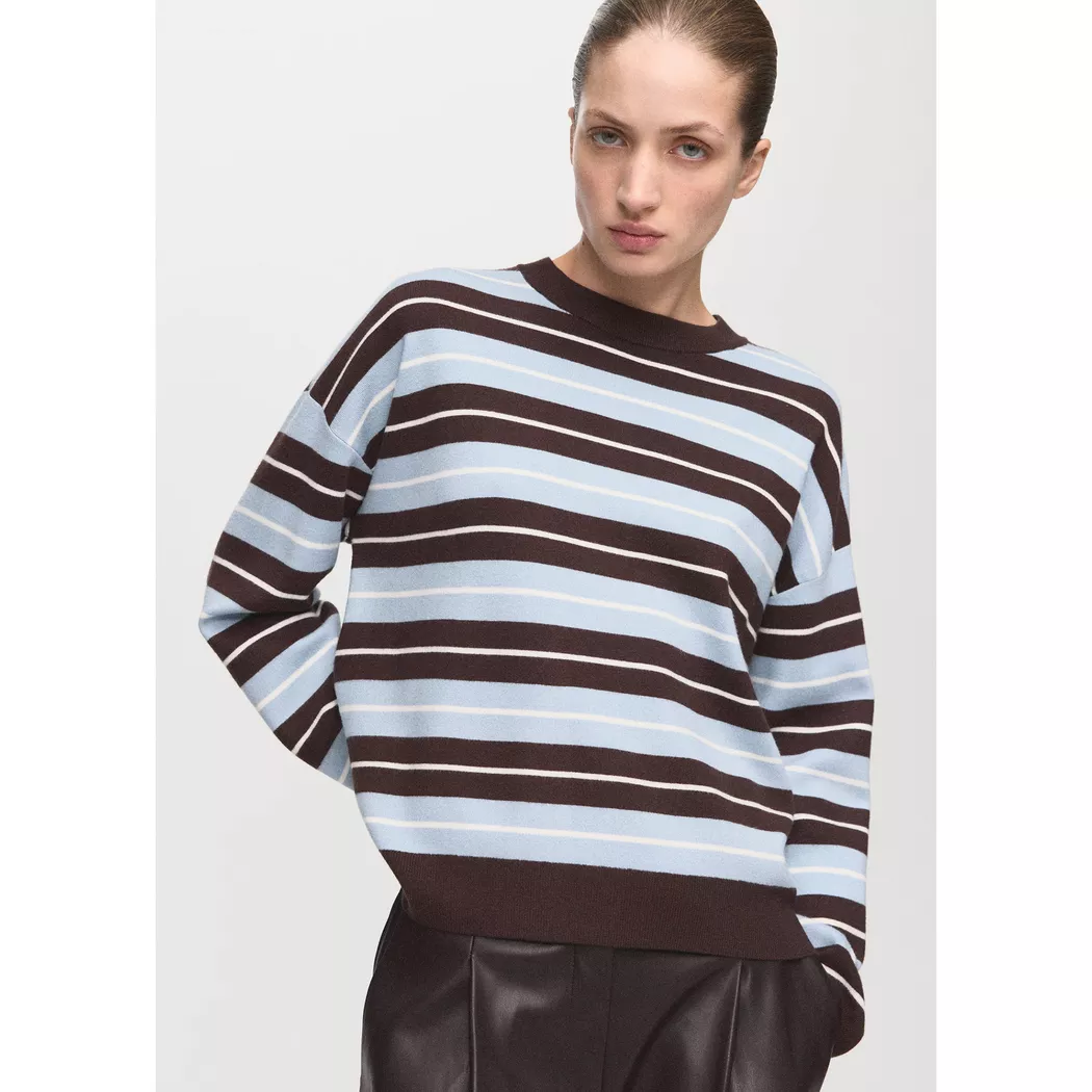 Mango - Pullover, für Damen, Dunkelbraun, Größe M