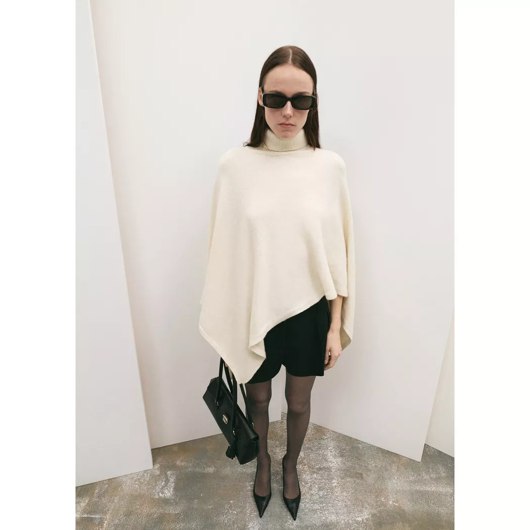 Mango - Cape, für Damen, Café, Größe M/L