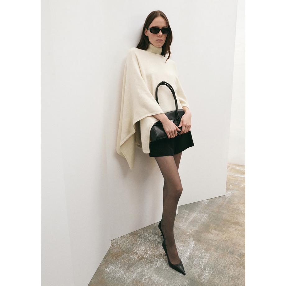 MANGO Rollkragen-Cape  