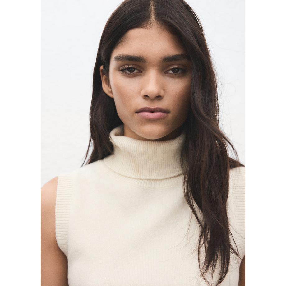 MANGO Baby Top dolcevita senza maniche  