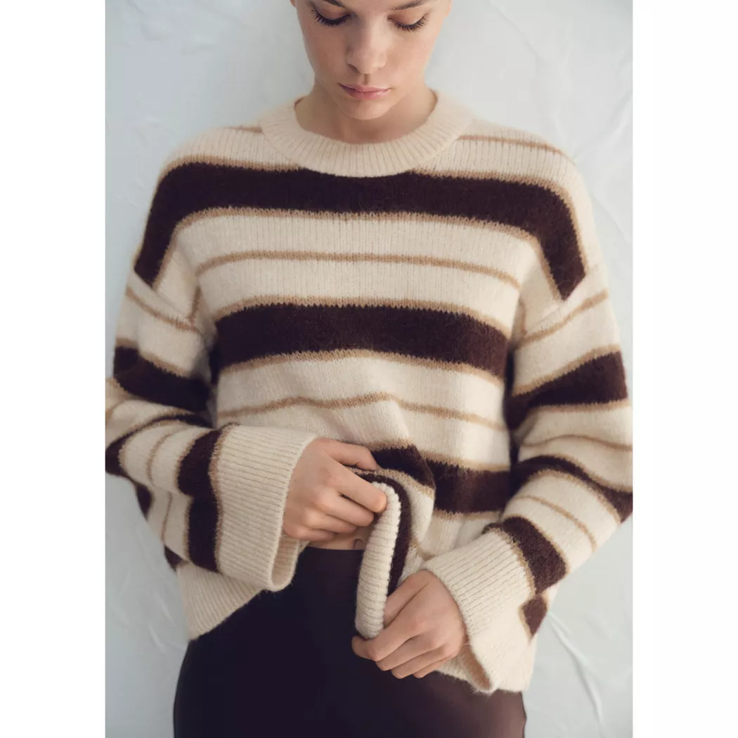 Mango - Pullover, für Damen, Café, Größe XL