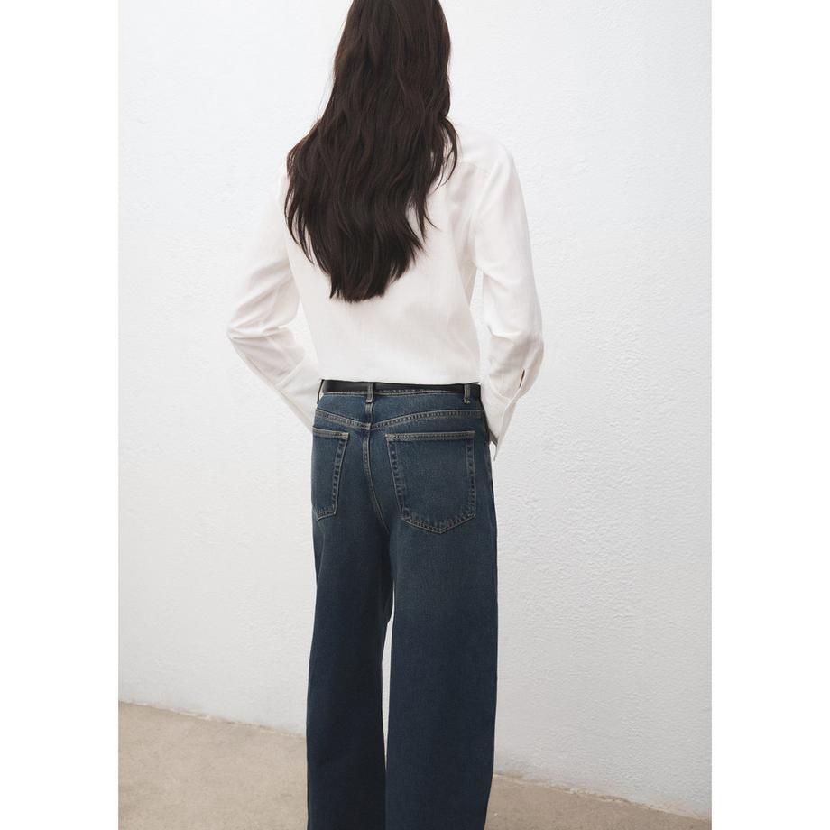 MANGO CANDLE Chemisier à découpes brodées  