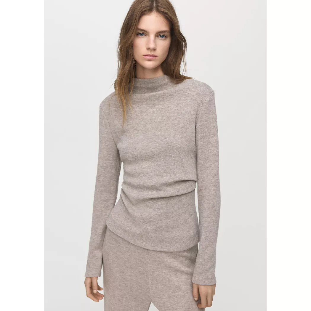 Mango - Sweatshirt, für Damen, Grau Größe L
