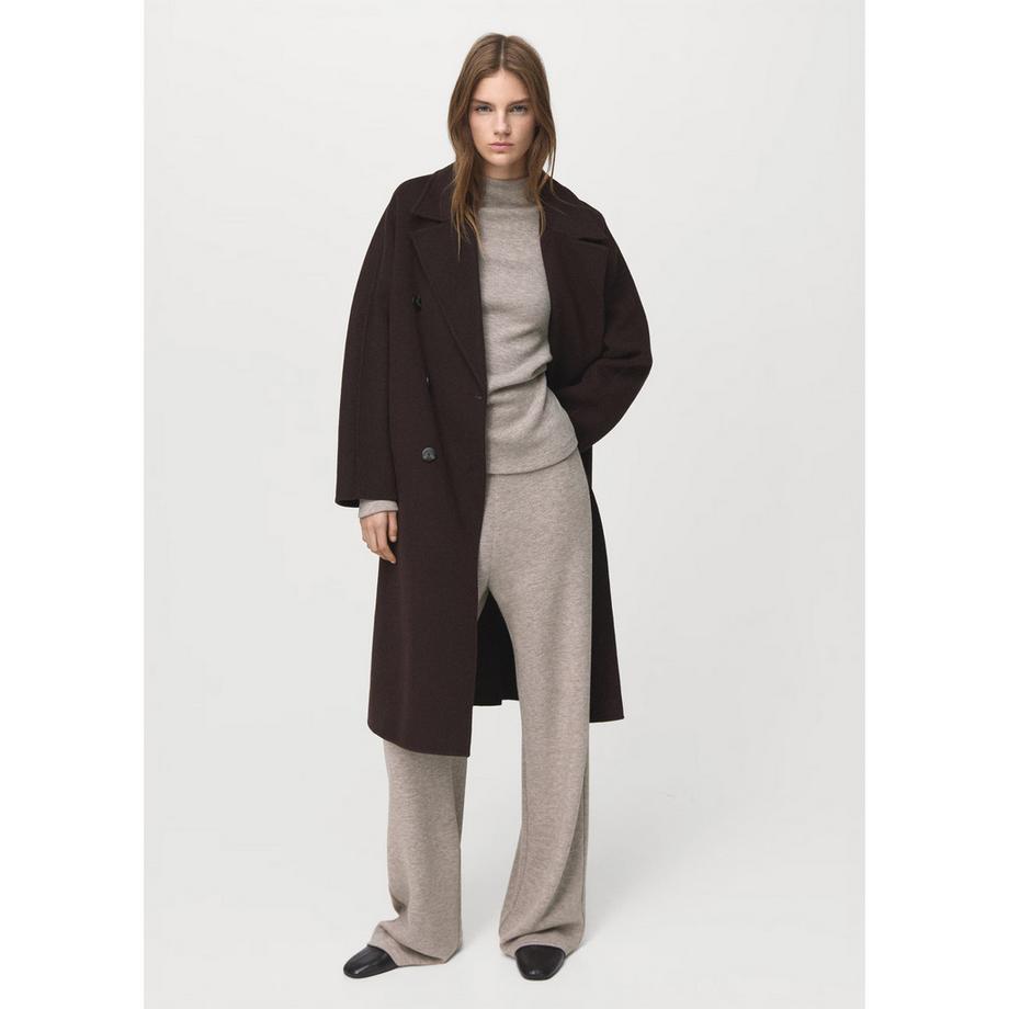 MANGO CANELA Mock Neck Langarm Sweatshirt  