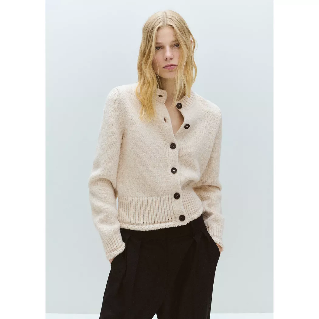 Mango - Cardigan, für Damen, Café, Größe XS 2